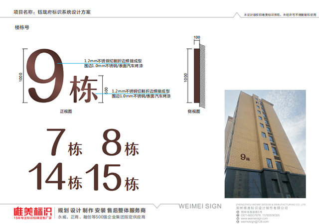 房地產小區(qū)樓棟號