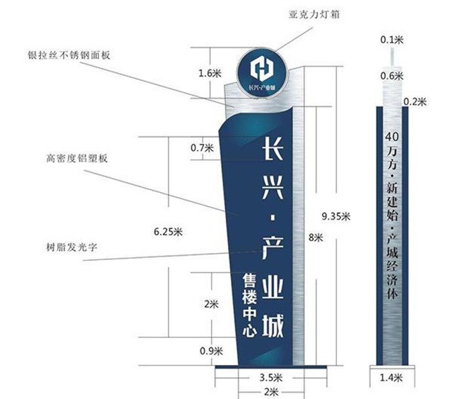 鄭州精神堡壘標(biāo)識