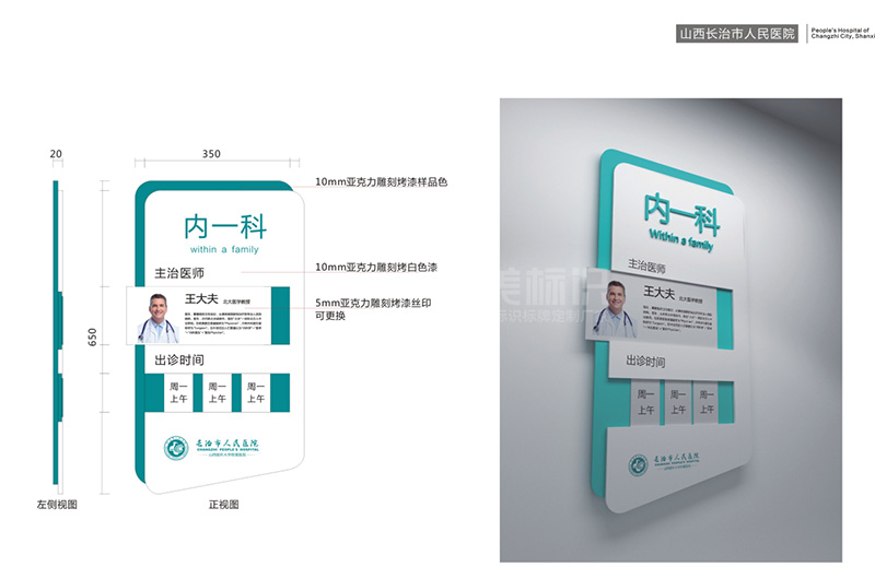 醫(yī)院科室標(biāo)識牌