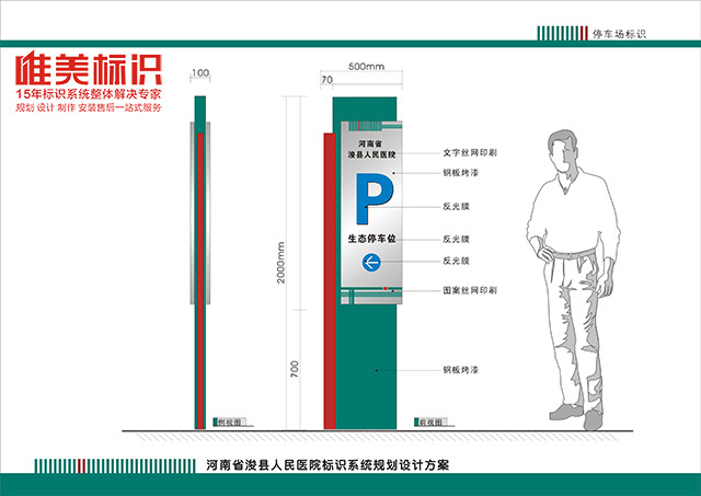 醫(yī)院停車場立牌